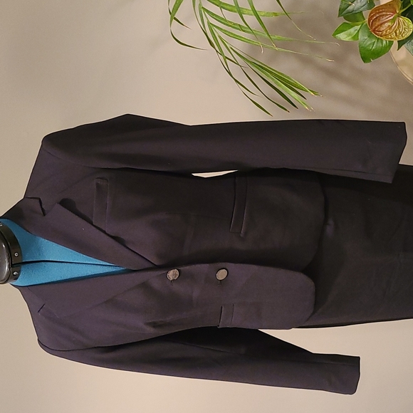 Calvin Klein Suit Set w/ Skirt & 2 Button Jacket / Size 4P - Picture 2 of 16